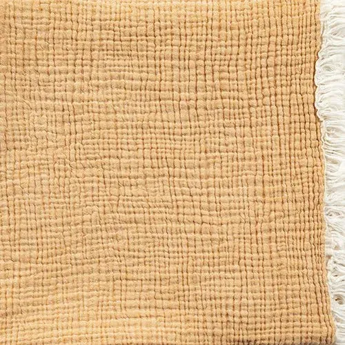 Andhome 80300MST Mustard Throw Blanket