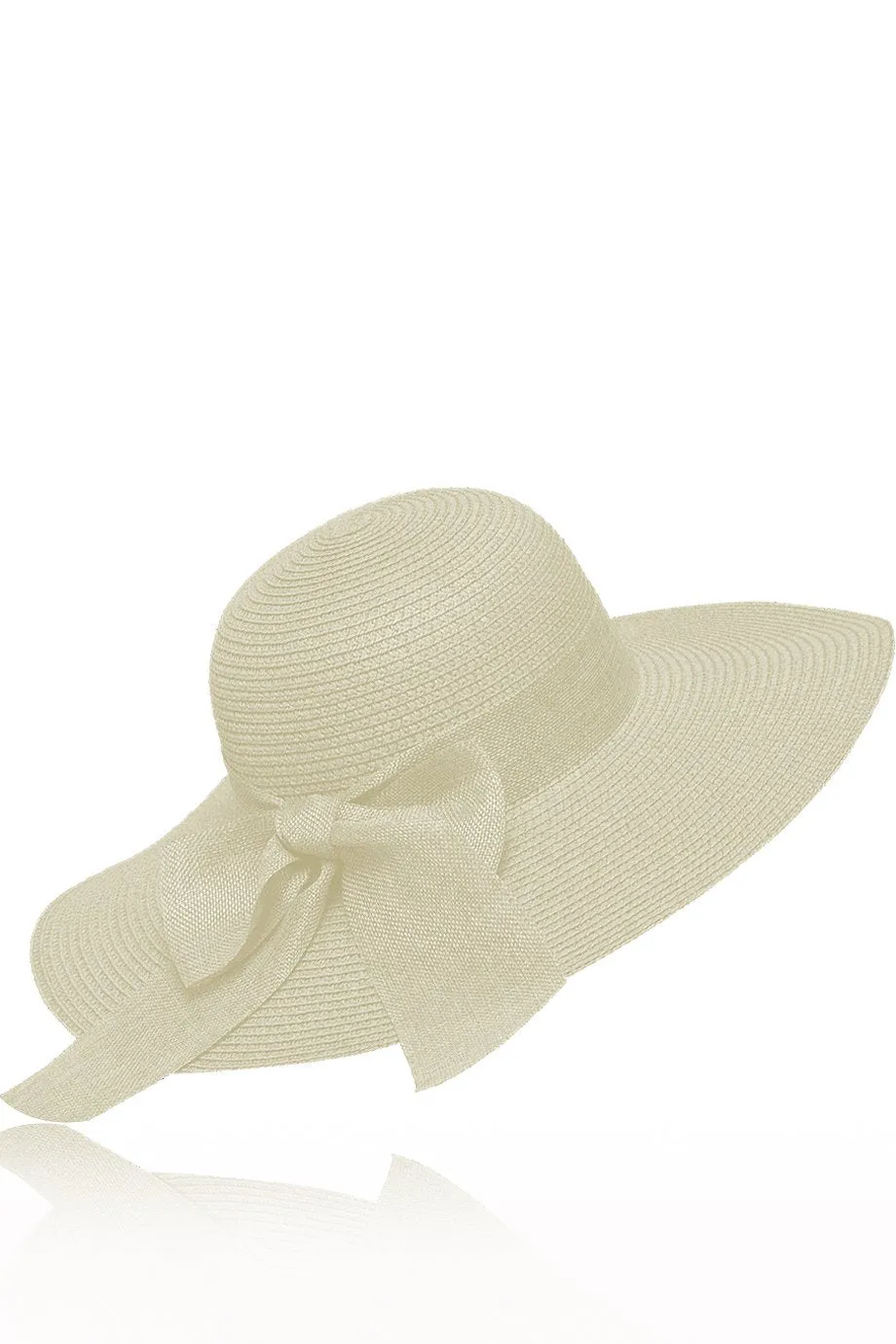 Arleen Straw Hat with Ribbon