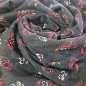 Autumn Scarf - Black & red