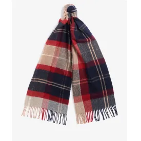 Barbour Inverness Tartan Scarf Cranberry Tartan One Size