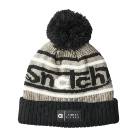 Beanie Jacquard Black Grey