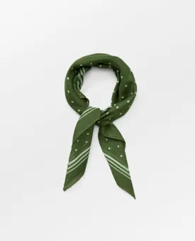 Beck Sondergaard Devi Kombu Green Cotton Scarf