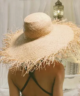 Boho Woven Straw Beach Sun Hat