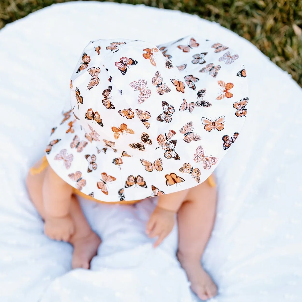 Butterflies Sunhat UPF 50  with Adjustable Breakaway Strap