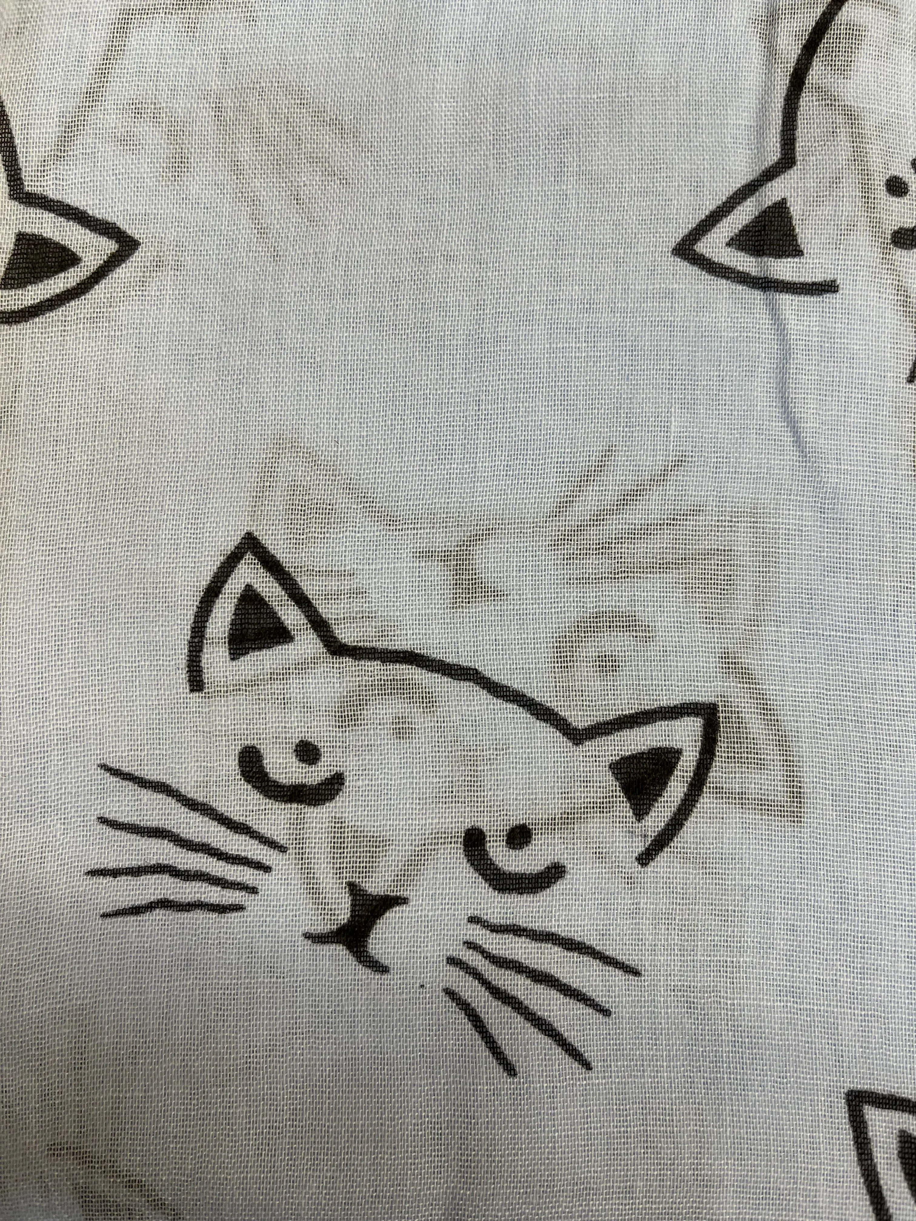 Cat Print Scarf