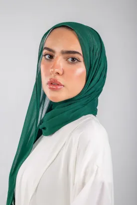 Crinkle Modal Hijab -Petrol