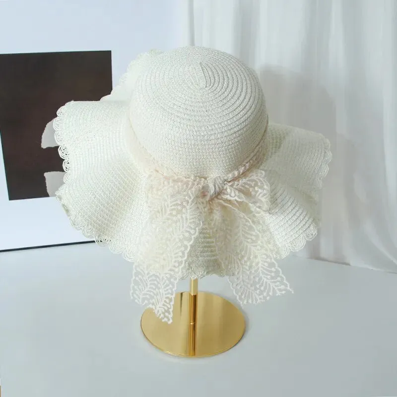 Cute Sun Hat With Bow