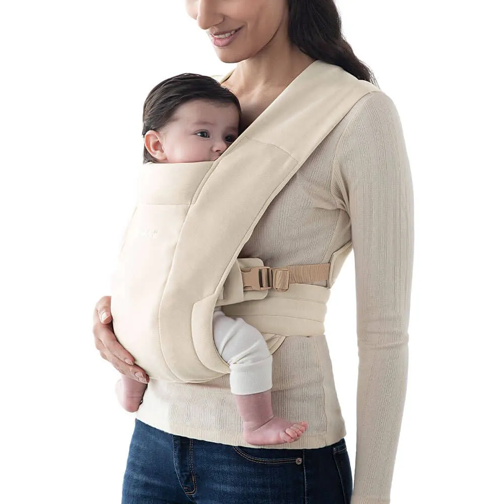 Embrace Cozy Knit Newborn Carrier - Cream