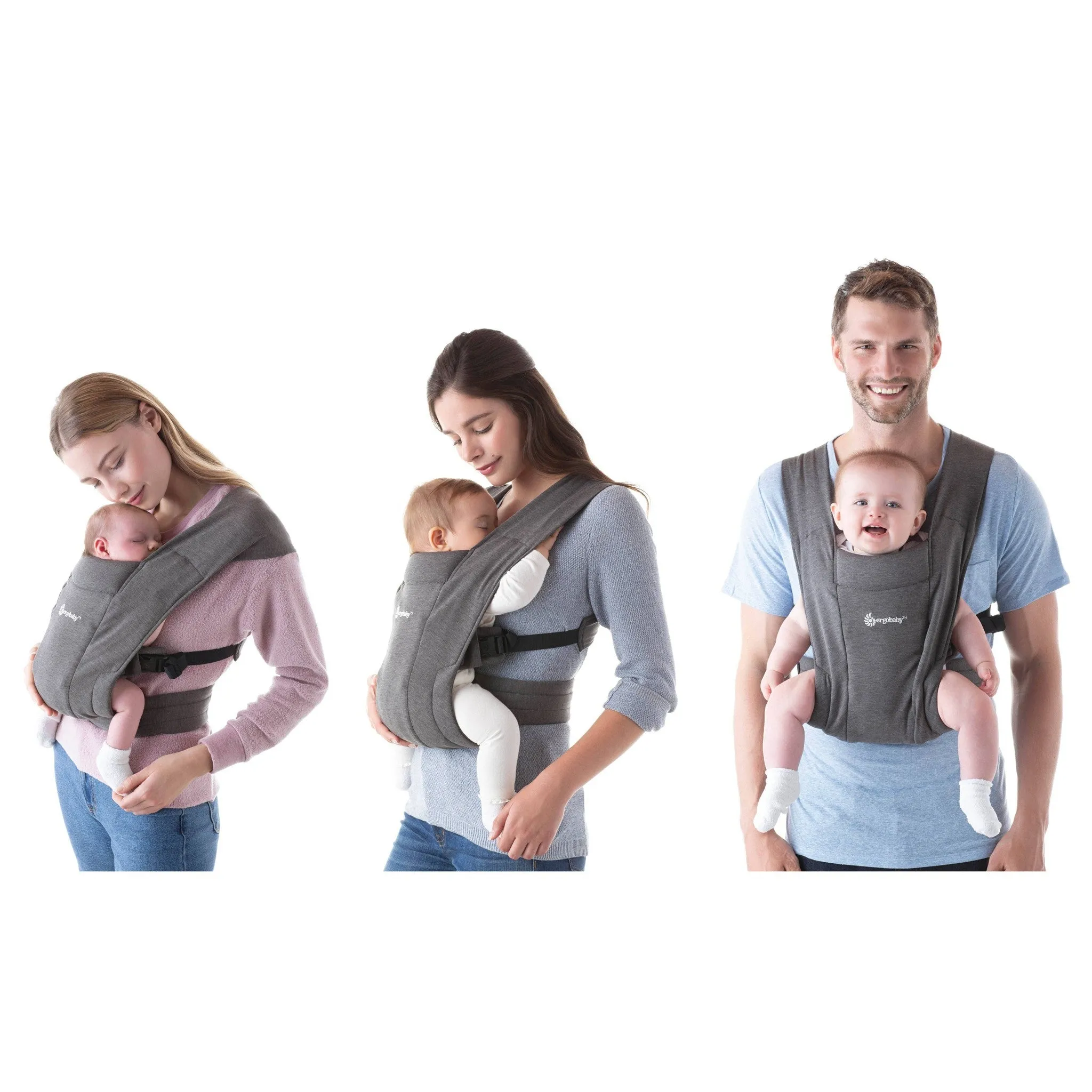 Embrace Cozy Knit Newborn Carrier - Cream