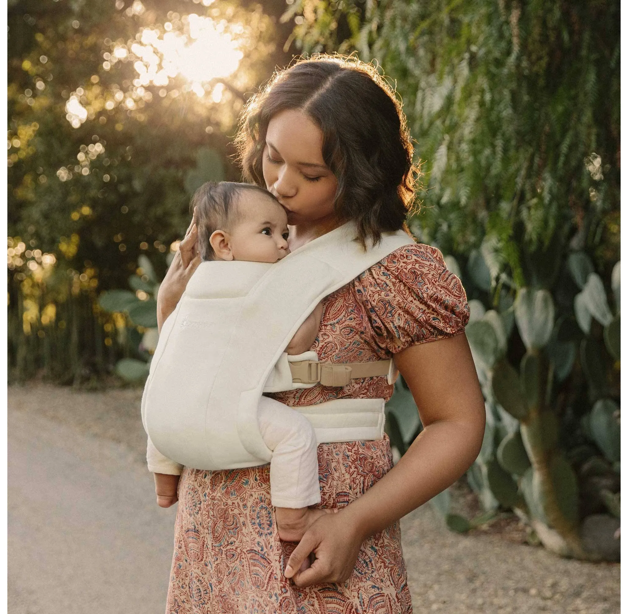 Embrace Cozy Knit Newborn Carrier - Cream