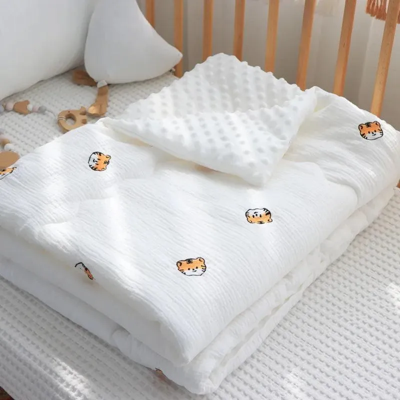 Embroidered Cotton Duvet