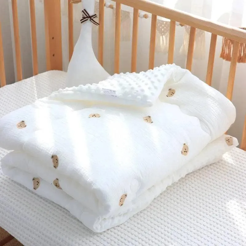 Embroidered Cotton Duvet