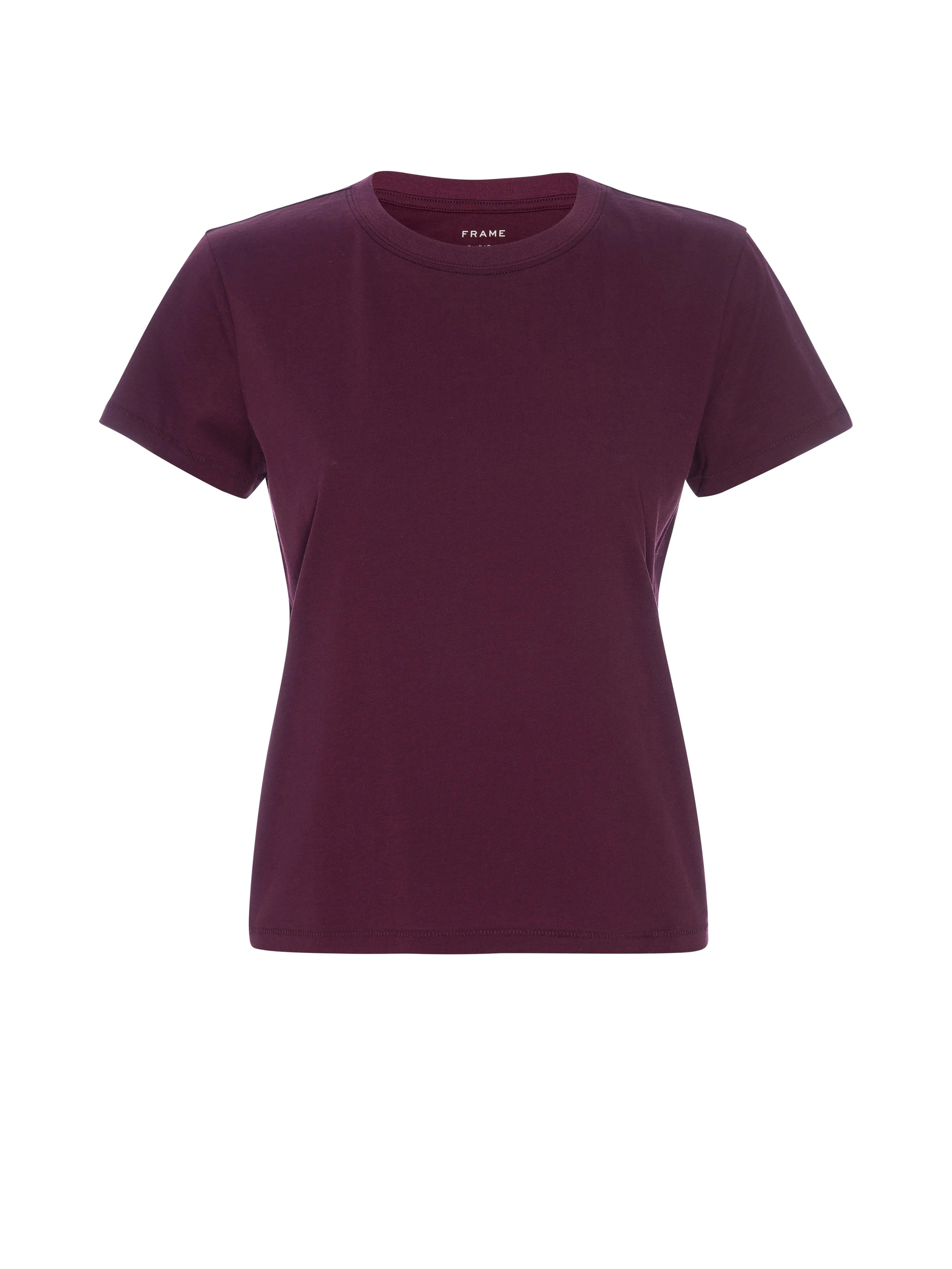 Frame - Baby Tee in Burgundy