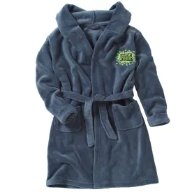 Game Over! Dark Grey & Green Icon Dressing Gown