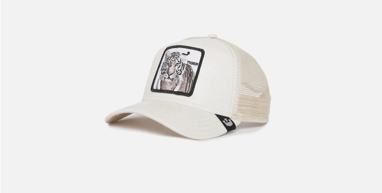 Goorin Bros The Killer Tiger Trucker Cap in Off White