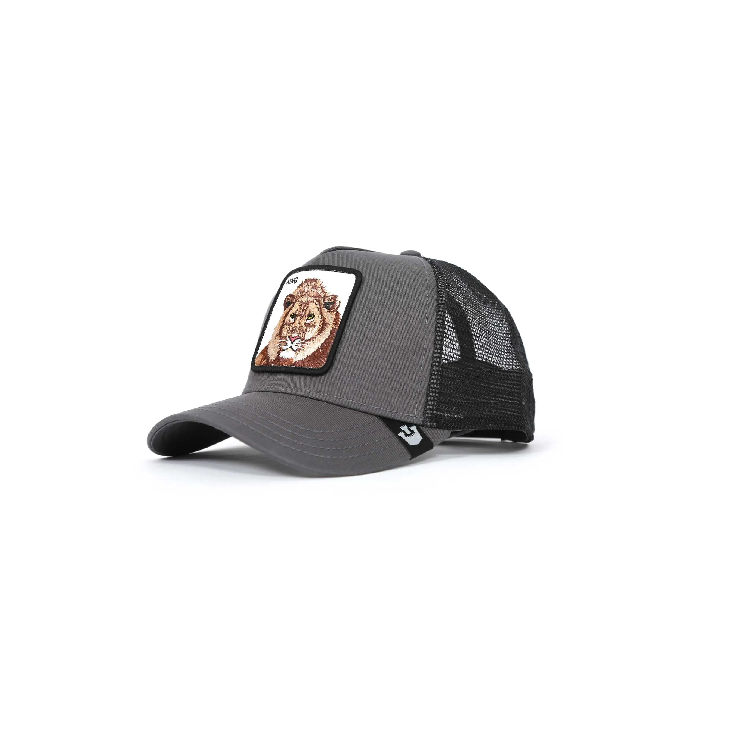 Goorin Bros The King Lion Trucker Cap in Grey