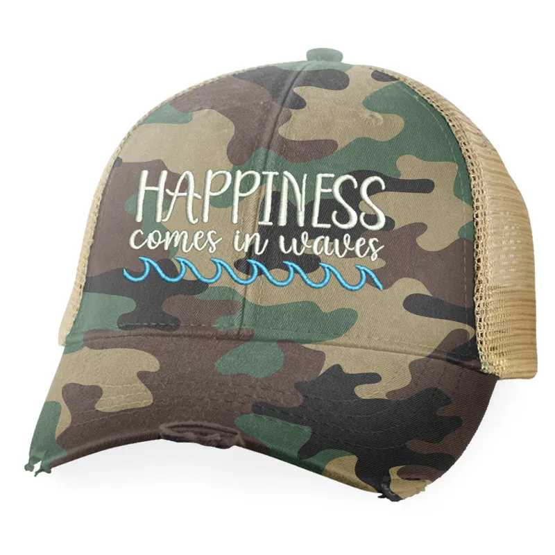 Happiness Comes In Waves Hat