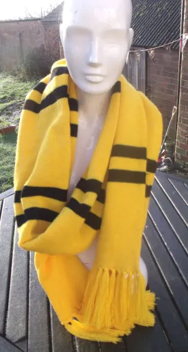 Hufflepuff, Harry potter inspired Scarf,  style year 3 onwards