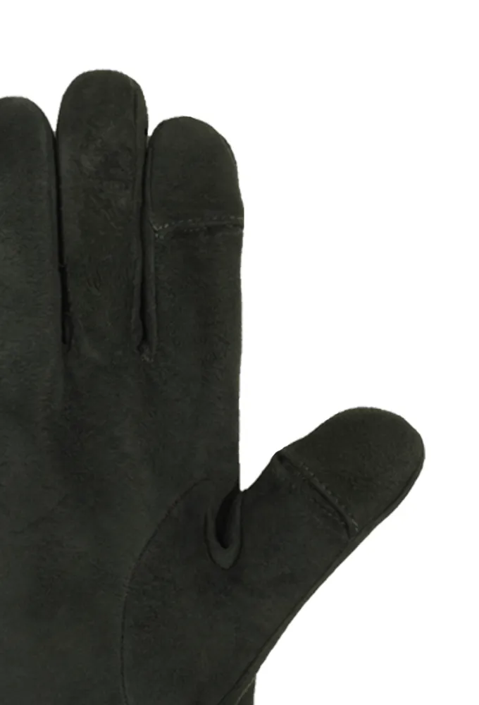 Hunter Green Suede Leather Genius Gloves