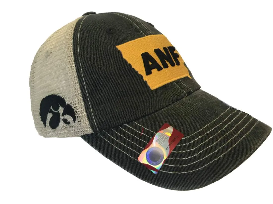 Iowa Hawkeyes ANF America Needs Farmers Vintage Mesh Adjustable Snapback Hat Cap