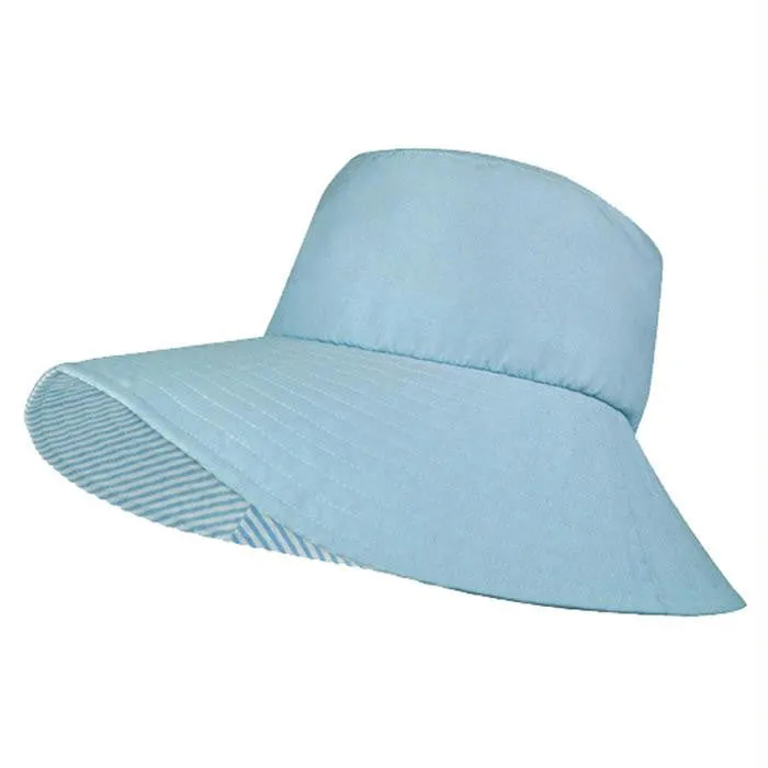 Ladies Sun Hat Blue M-l