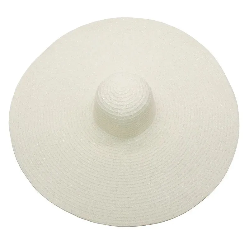 Large Sun Hat With Oversized Brim