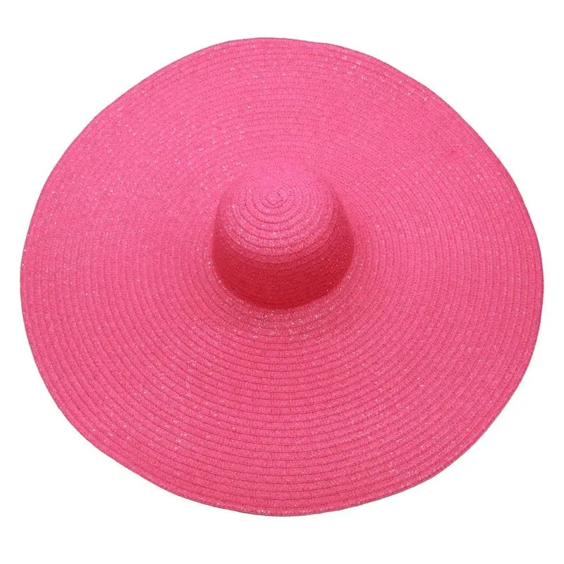 Large Sun Hat With Oversized Brim