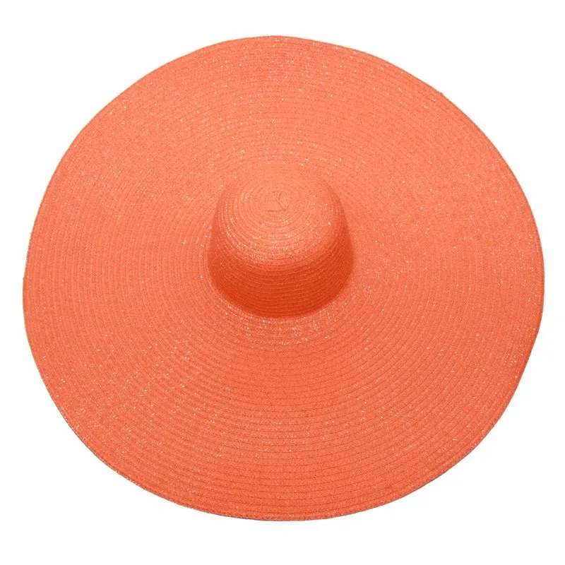 Large Sun Hat With Oversized Brim