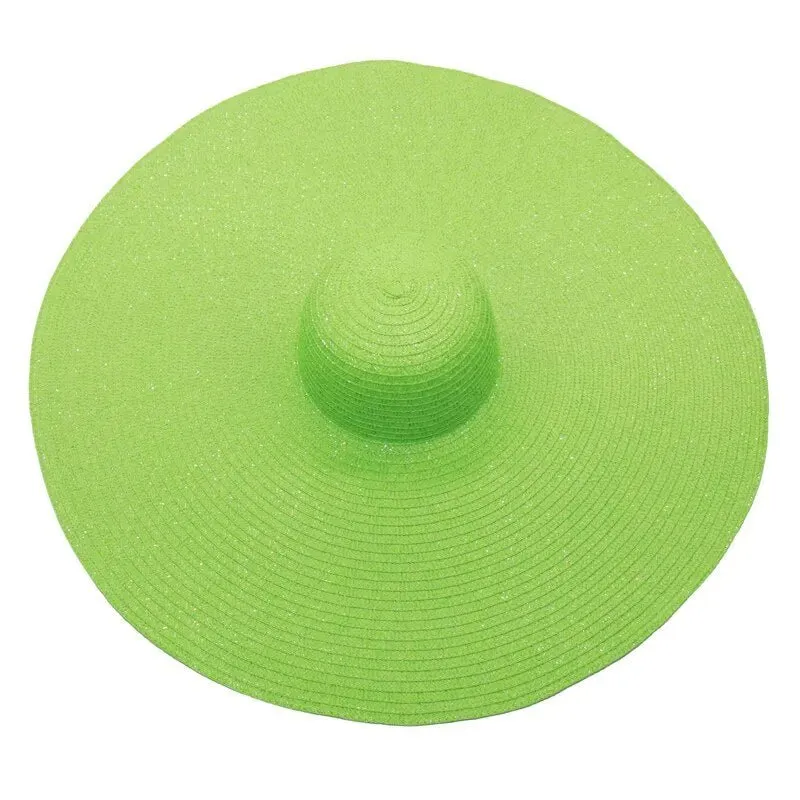 Large Sun Hat With Oversized Brim