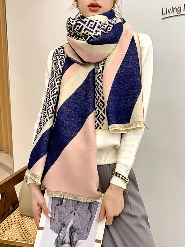 Original Warm Cartoon Print Shawl&Scarf