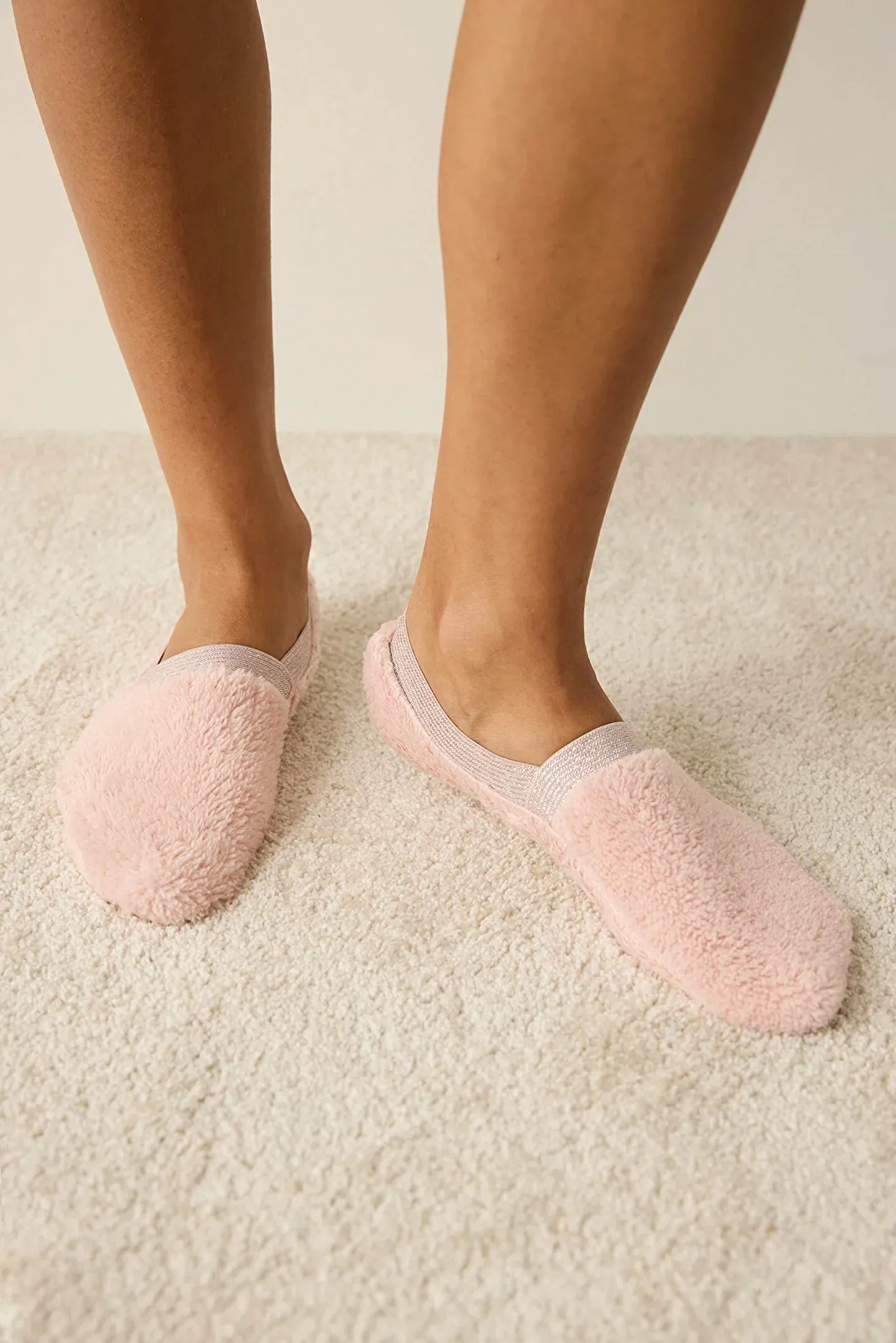 Penti Cozy Solid Pink Home Socks