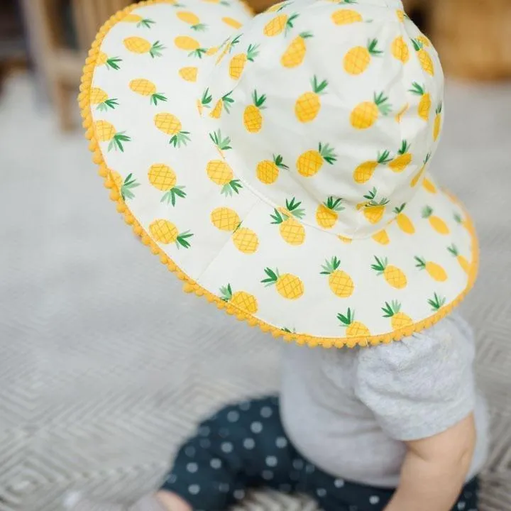 Pineapple Sunhat UPF 25  for Babies & Toddlers