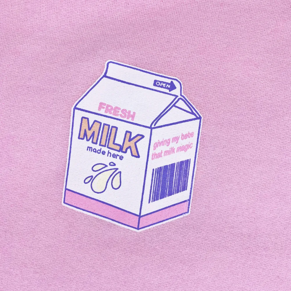 Pink Milk Carton Sweatshirt