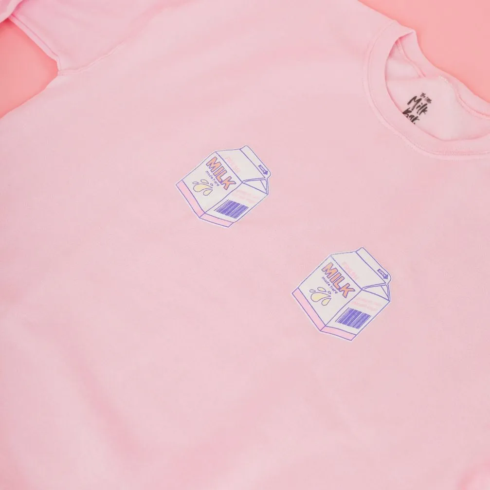 Pink Milk Carton Sweatshirt