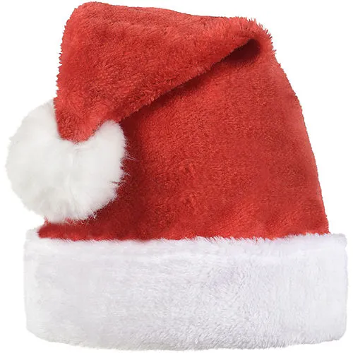 Plush Santa Hat 17in | 1 ct