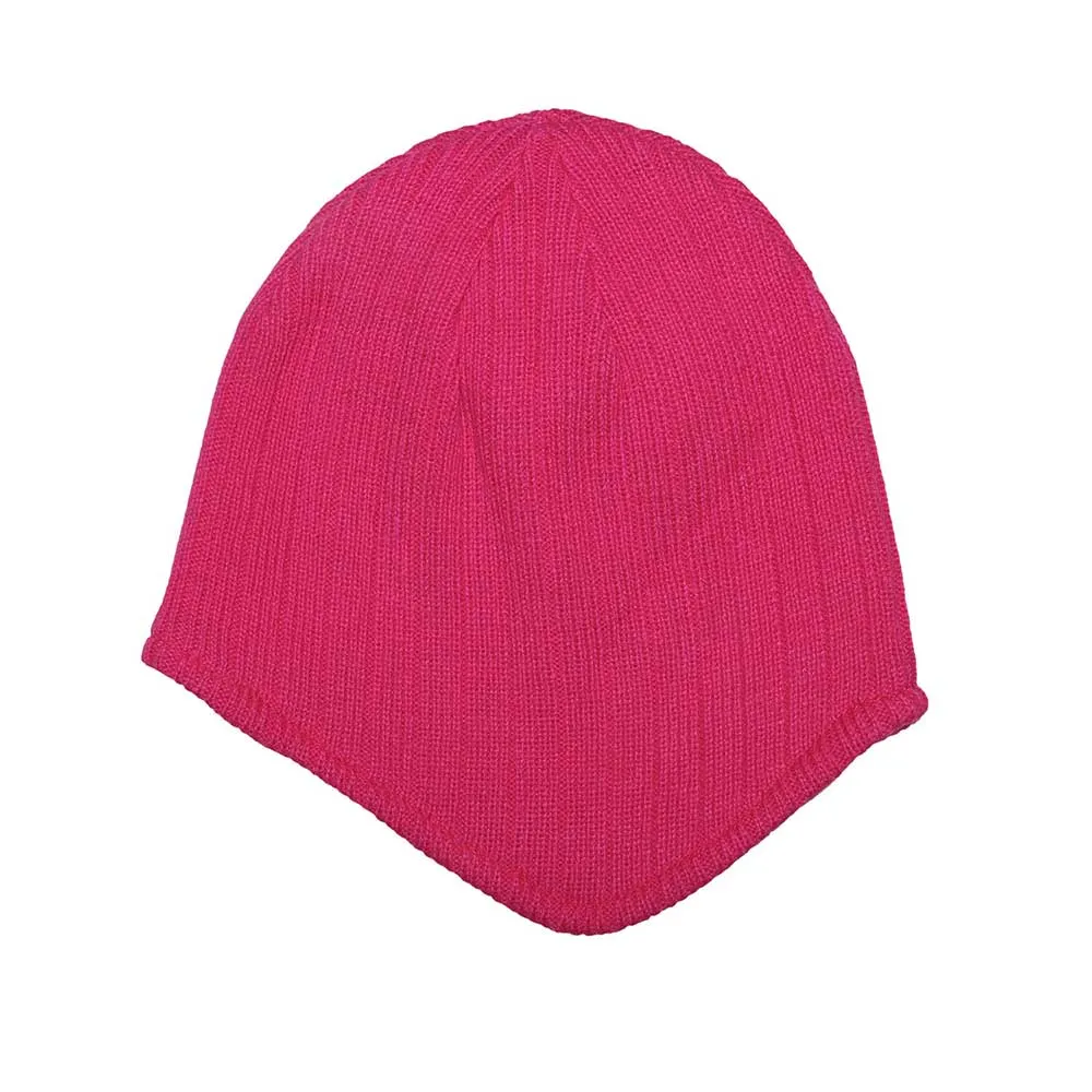 Rib-Knit Ear-Flap Beanie