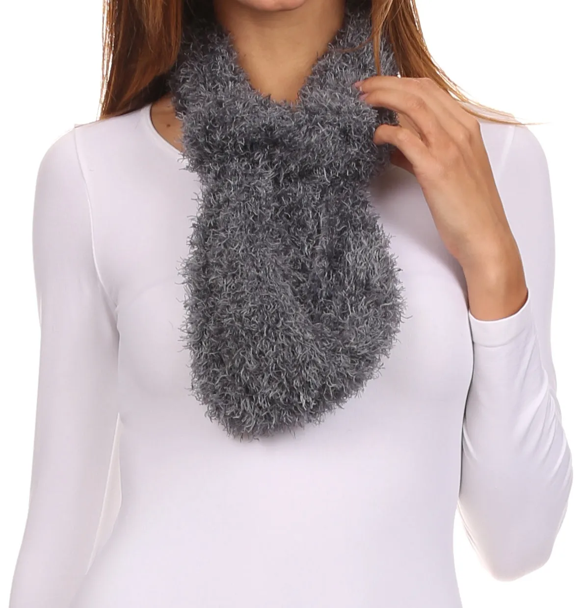 Sakkas Becca Luxuriously Soft Stretchy Amazing Scarf - Wear in Many Ways