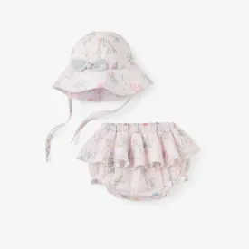 Sea Magic Organic Muslin Sunhat   Bloomer Set