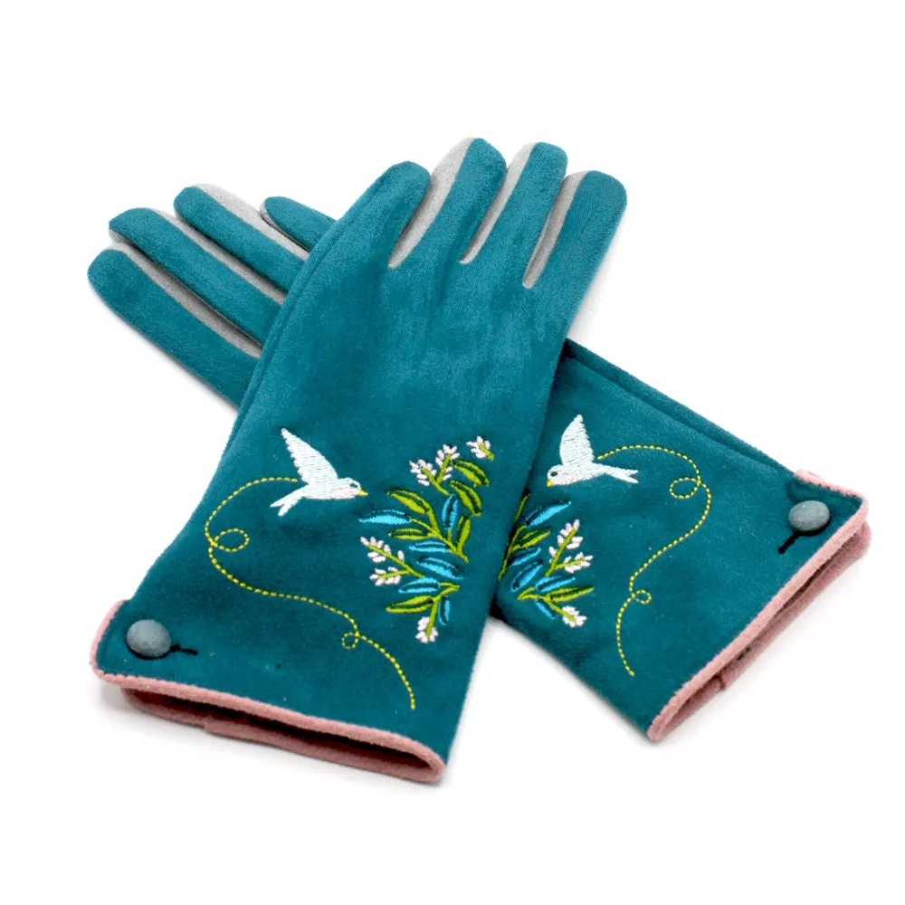 Secret Garden Bird Gloves