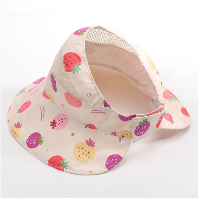 Sidiou Group Anniou Wholesale Children's Sun Protection Empty Top Hat Kids Fisherman Hat Big Brim Summer Thin Beach Hat