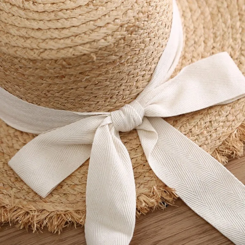 Summer Hat With Chic Ribbon and Bow