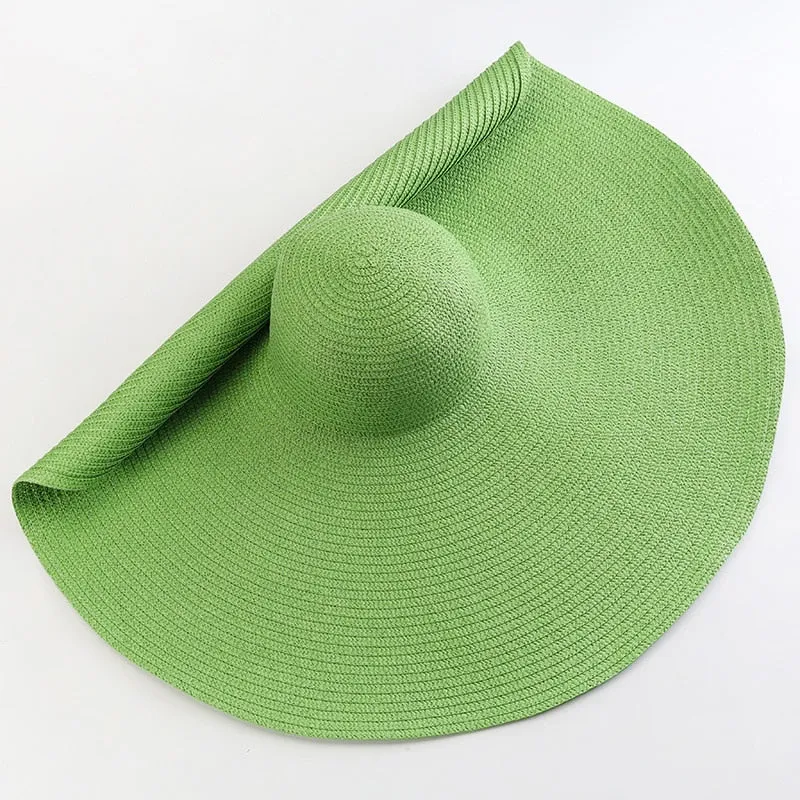 TEEK - 27.5in Oversized Wide Brim Sun Hat