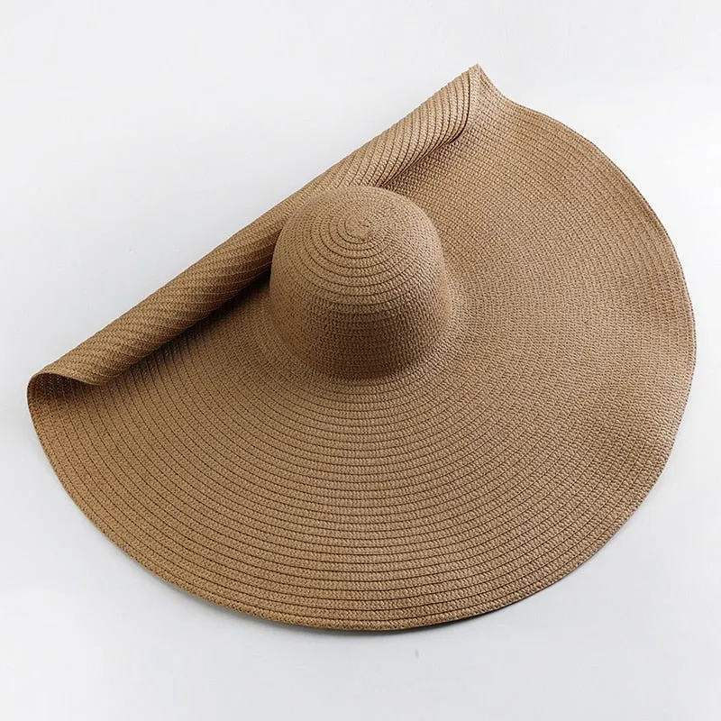 TEEK - 27.5in Oversized Wide Brim Sun Hat