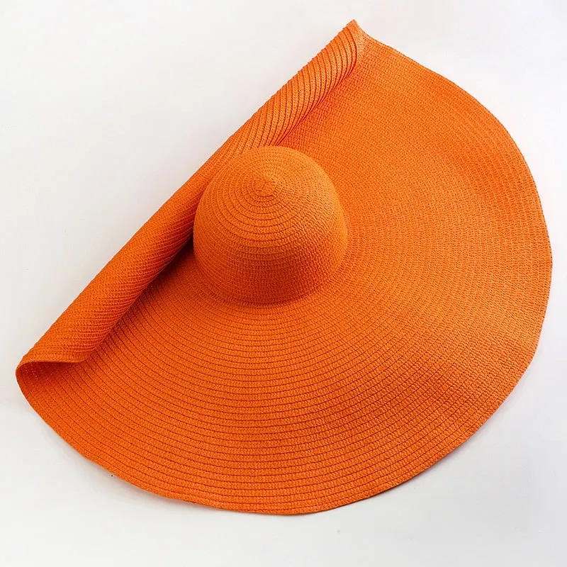 TEEK - 27.5in Oversized Wide Brim Sun Hat