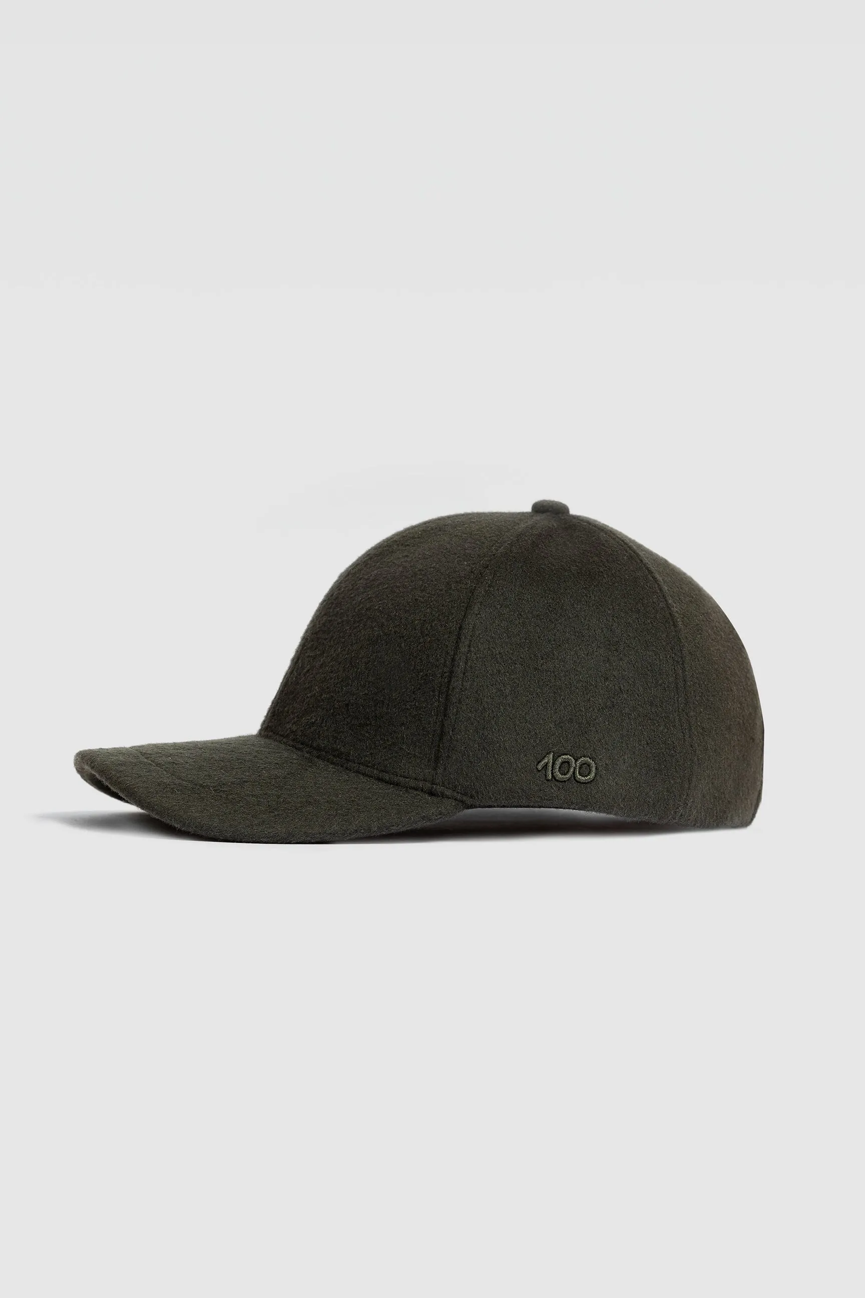 The 100 CAP in Olive Green Cotton