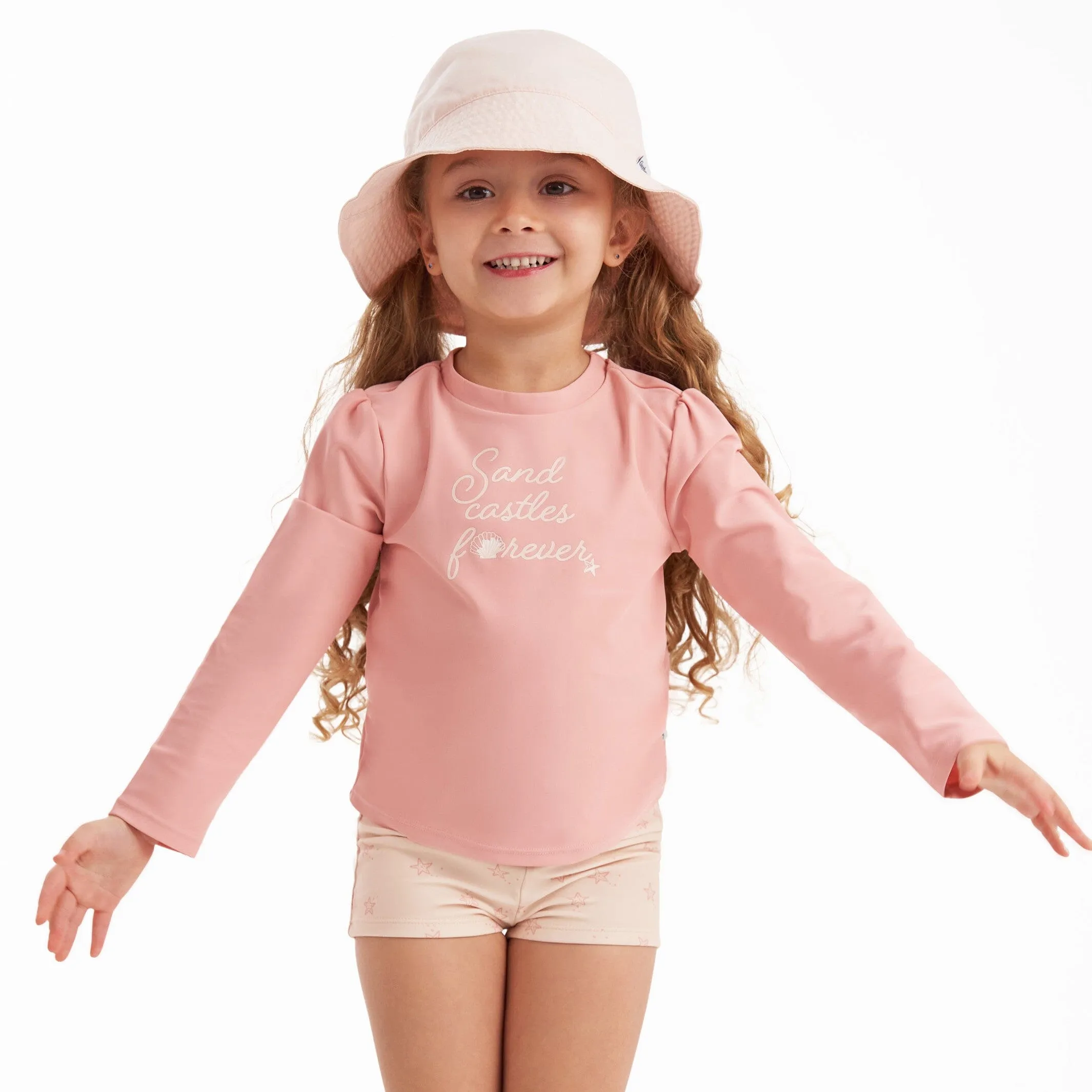 Toddler Neutral UPF 50  Blush Sun Hat