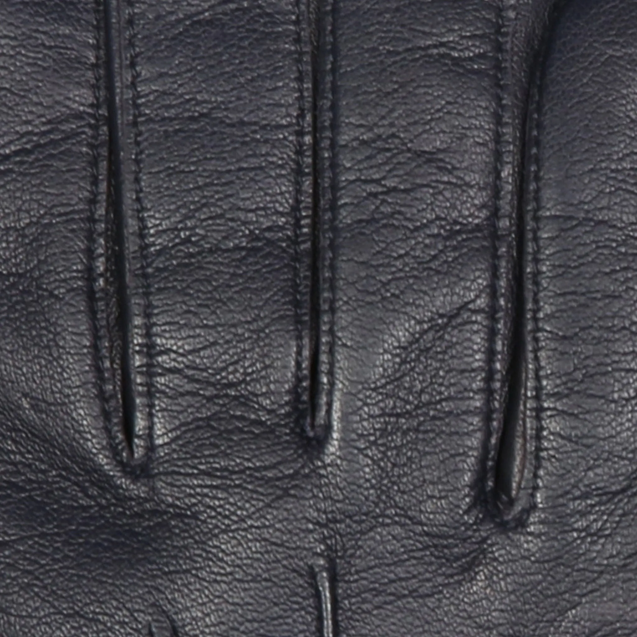 Women's Three-Point Lined Leather Gloves